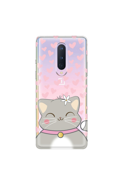 ONEPLUS - OnePlus 8 - Soft Clear Case - Kitty