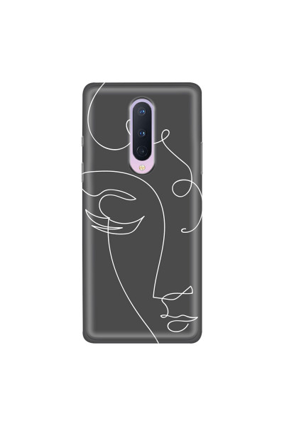 ONEPLUS - OnePlus 8 - Soft Clear Case - Light Portrait in Picasso Style