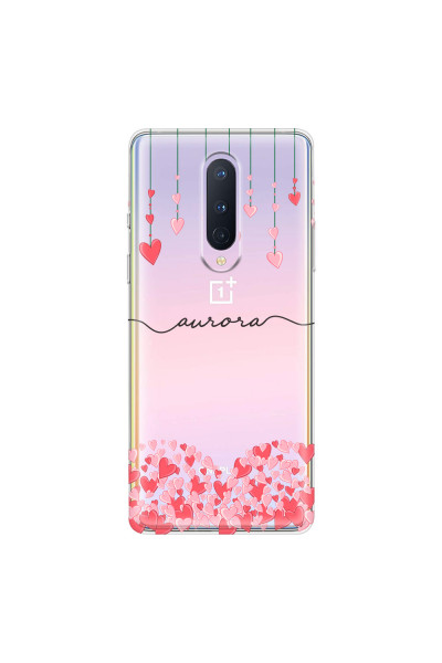 ONEPLUS - OnePlus 8 - Soft Clear Case - Love Hearts Strings