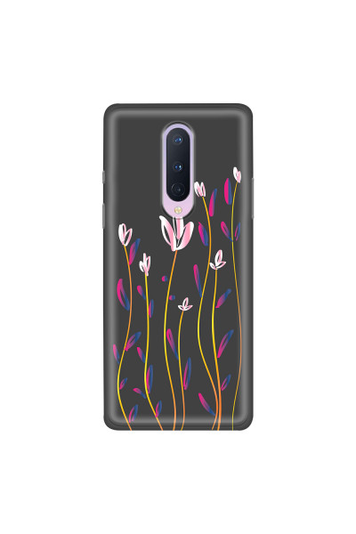 ONEPLUS - OnePlus 8 - Soft Clear Case - Pink Tulips
