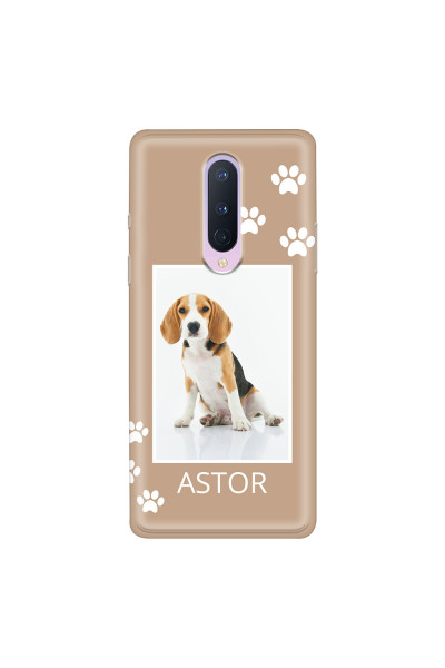 ONEPLUS - OnePlus 8 - Soft Clear Case - Puppy
