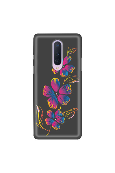 ONEPLUS - OnePlus 8 - Soft Clear Case - Spring Flowers In The Dark