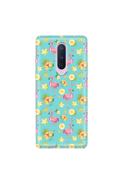 ONEPLUS - OnePlus 8 - Soft Clear Case - Tropical Flamingo I