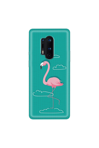 ONEPLUS - OnePlus 8 Pro - Soft Clear Case - Cartoon Flamingo