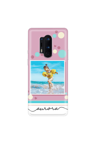 ONEPLUS - OnePlus 8 Pro - Soft Clear Case - Cute Dots Photo Case
