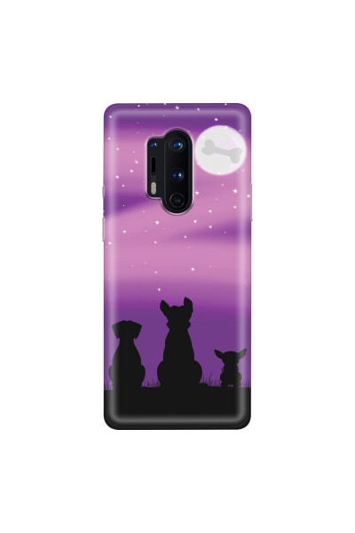ONEPLUS - OnePlus 8 Pro - Soft Clear Case - Dog's Desire Violet Sky