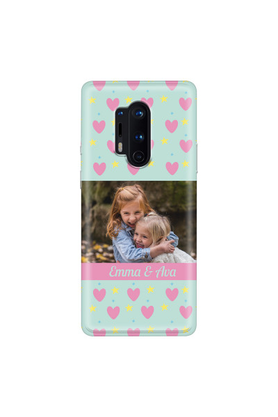 ONEPLUS - OnePlus 8 Pro - Soft Clear Case - Heart Shaped Photo