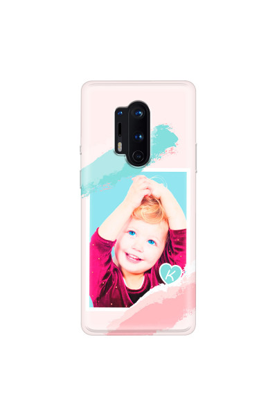 ONEPLUS - OnePlus 8 Pro - Soft Clear Case - Kids Initial Photo