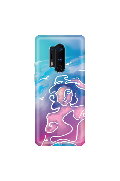ONEPLUS - OnePlus 8 Pro - Soft Clear Case - Lady With Seagulls