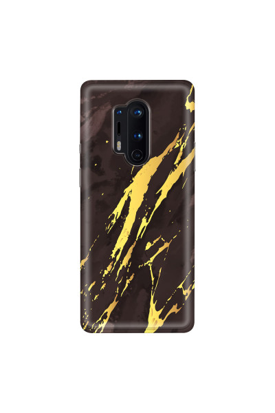 ONEPLUS - OnePlus 8 Pro - Soft Clear Case - Marble Royal Black