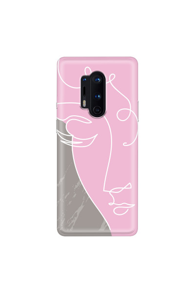 ONEPLUS - OnePlus 8 Pro - Soft Clear Case - Miss Pink
