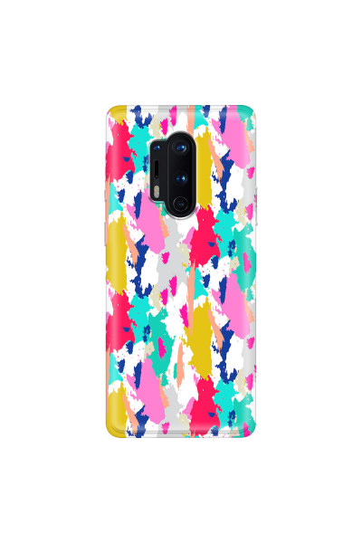 ONEPLUS - OnePlus 8 Pro - Soft Clear Case - Paint Strokes