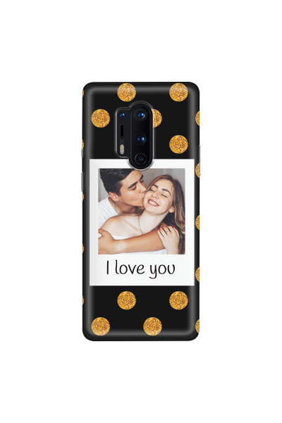 ONEPLUS - OnePlus 8 Pro - Soft Clear Case - Single Love Dots Photo
