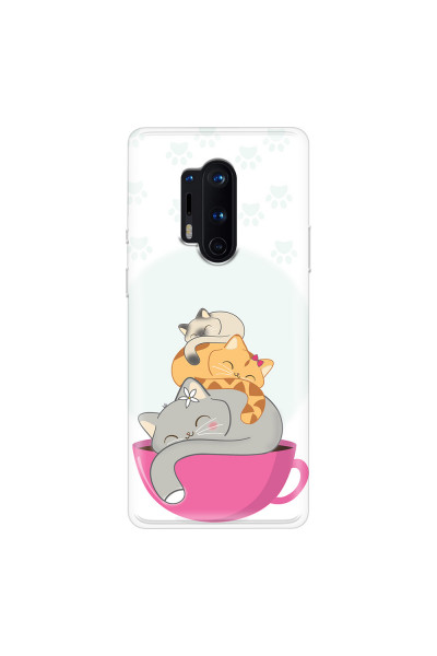 ONEPLUS - OnePlus 8 Pro - Soft Clear Case - Sleep Tight Kitty