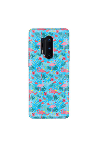 ONEPLUS - OnePlus 8 Pro - Soft Clear Case - Tropical Flamingo IV