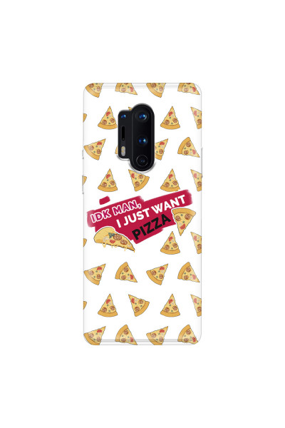 ONEPLUS - OnePlus 8 Pro - Soft Clear Case - Want Pizza Men Phone Case