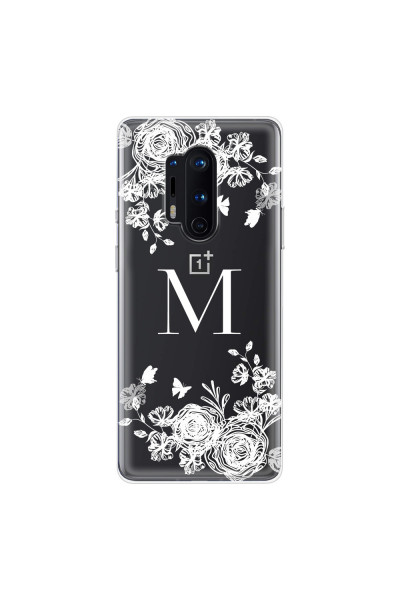 ONEPLUS - OnePlus 8 Pro - Soft Clear Case - White Lace Monogram