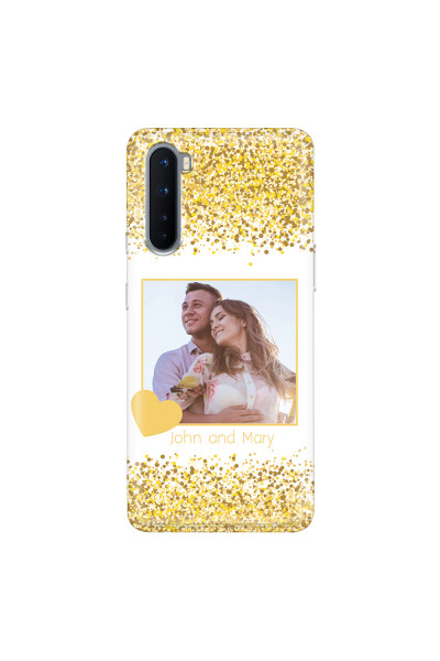 ONEPLUS - OnePlus Nord - Soft Clear Case - Gold Memories