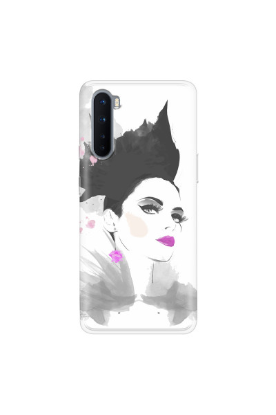 ONEPLUS - OnePlus Nord - Soft Clear Case - Pink Lips