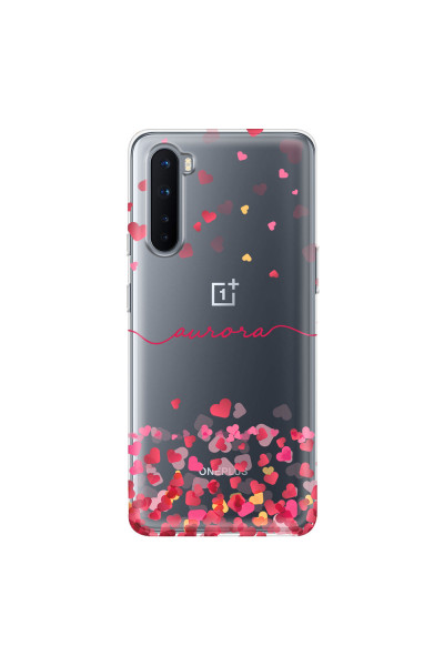 ONEPLUS - OnePlus Nord - Soft Clear Case - Scattered Hearts