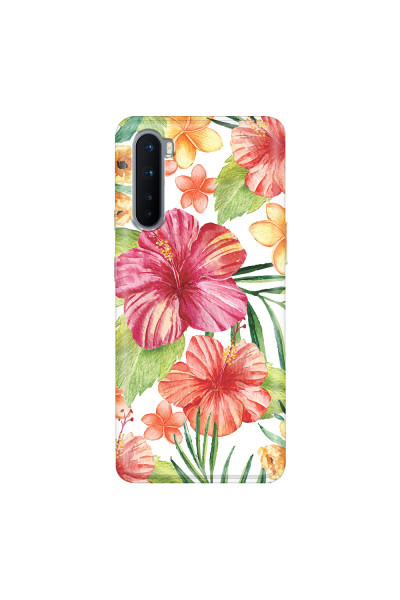 ONEPLUS - OnePlus Nord - Soft Clear Case - Tropical Vibes