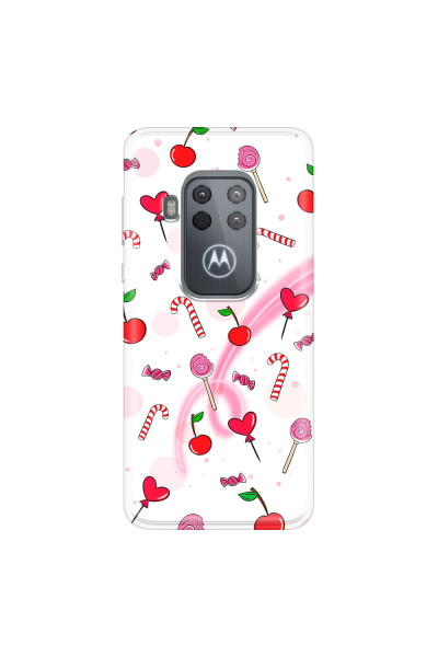 MOTOROLA by LENOVO - Moto One Zoom - Soft Clear Case - Candy White