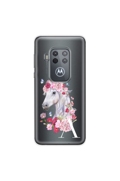 MOTOROLA by LENOVO - Moto One Zoom - Soft Clear Case - Magical Horse White
