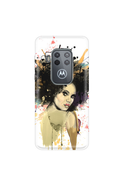 MOTOROLA by LENOVO - Moto One Zoom - Soft Clear Case - We love Afro
