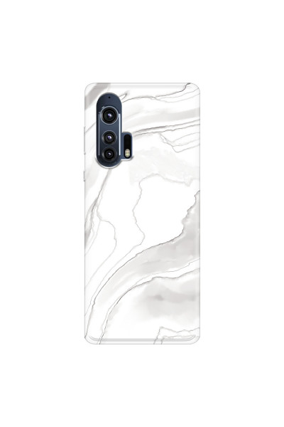 MOTOROLA by LENOVO - Moto Edge Plus - Soft Clear Case - Pure Marble Collection III.