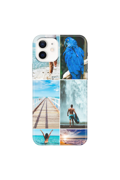 APPLE - iPhone 12 - Soft Clear Case - Collage of 6