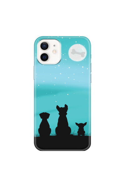 APPLE - iPhone 12 - Soft Clear Case - Dog's Desire Blue Sky