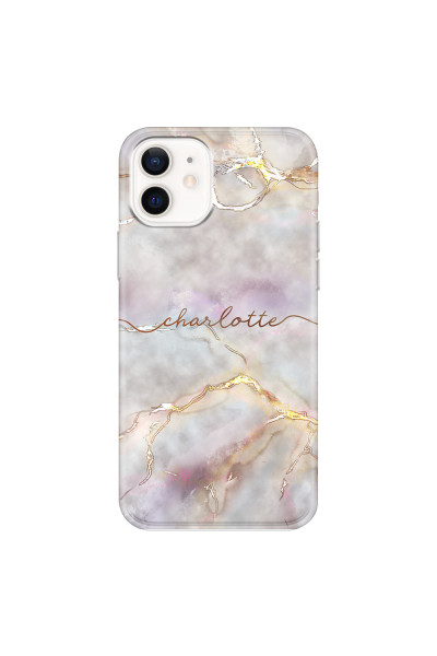 APPLE - iPhone 12 - Soft Clear Case - Marble Rootage