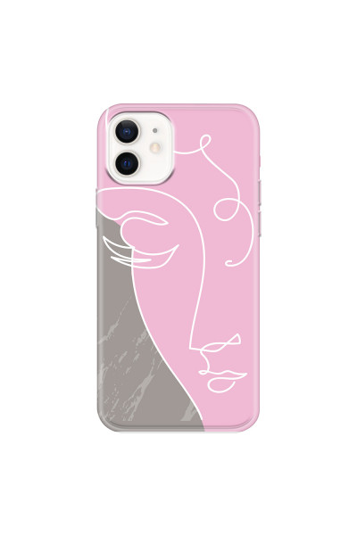 APPLE - iPhone 12 - Soft Clear Case - Miss Pink