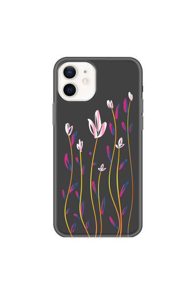 APPLE - iPhone 12 - Soft Clear Case - Pink Tulips