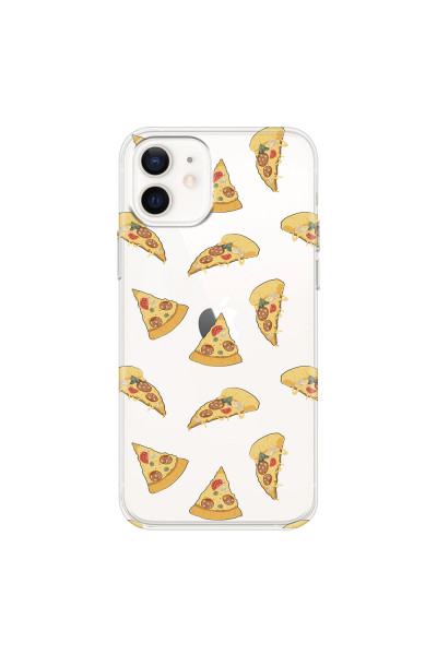 APPLE - iPhone 12 - Soft Clear Case - Pizza Phone Case