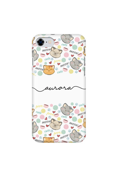 APPLE - iPhone SE 2020 - 3D Snap Case - Cute Kitten Pattern