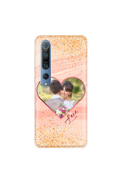 XIAOMI - Mi 10 Pro - Soft Clear Case - Glitter Love Heart Photo