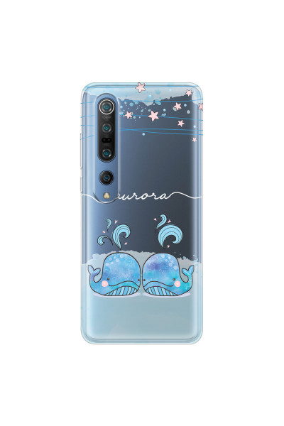 XIAOMI - Mi 10 Pro - Soft Clear Case - Little Whales White