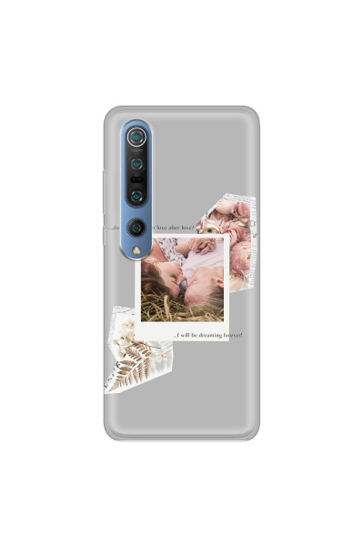 XIAOMI - Mi 10 Pro - Soft Clear Case - Vintage Grey Collage Phone Case