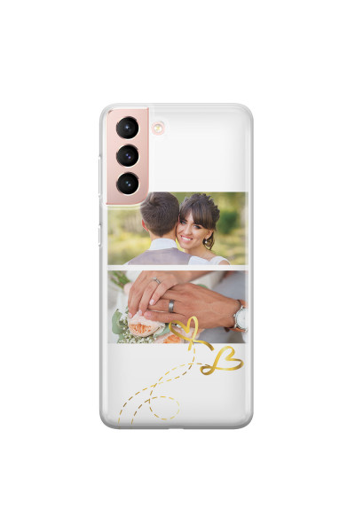 SAMSUNG - Galaxy S21 - Soft Clear Case - Wedding Day