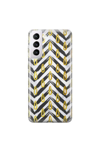 SAMSUNG - Galaxy S21 Plus - Soft Clear Case - Exotic Waves