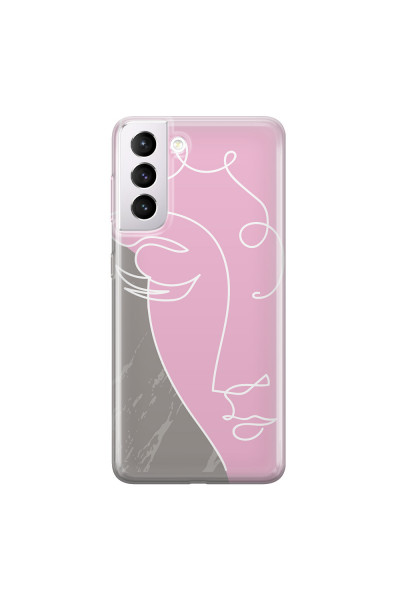SAMSUNG - Galaxy S21 Plus - Soft Clear Case - Miss Pink