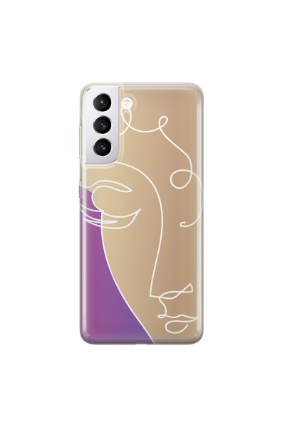 SAMSUNG - Galaxy S21 Plus - Soft Clear Case - Miss Rose Gold