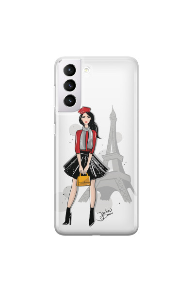 SAMSUNG - Galaxy S21 Plus - Soft Clear Case - Paris With Love