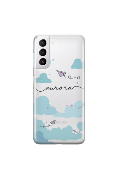 SAMSUNG - Galaxy S21 Plus - Soft Clear Case - Up in the Clouds