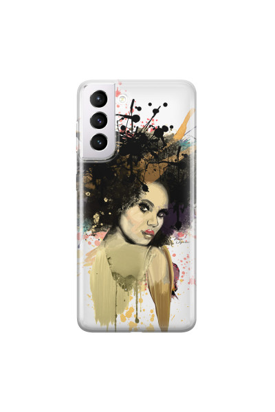SAMSUNG - Galaxy S21 Plus - Soft Clear Case - We love Afro