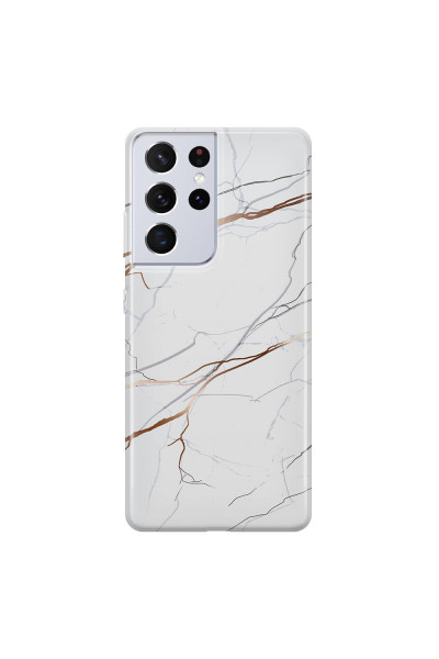 SAMSUNG - Galaxy S21 Ultra - Soft Clear Case - Pure Marble Collection IV.
