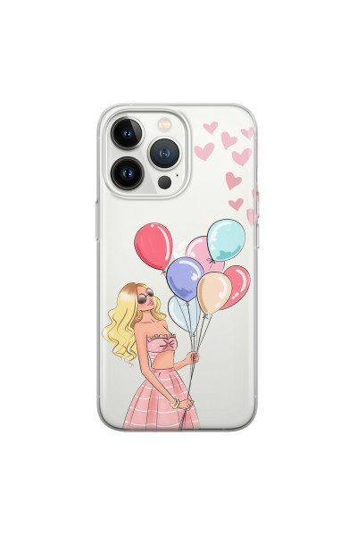 APPLE - iPhone 13 Pro Max - Soft Clear Case - Balloon Party