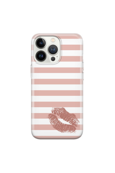 APPLE - iPhone 13 Pro Max - Soft Clear Case - Pink Lipstick