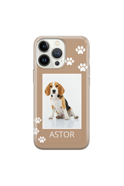 APPLE - iPhone 13 Pro Max - Soft Clear Case - Puppy
